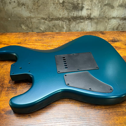 Warmtone CG HSS Strat Guitar Body “Sharp Teal” Colorshift