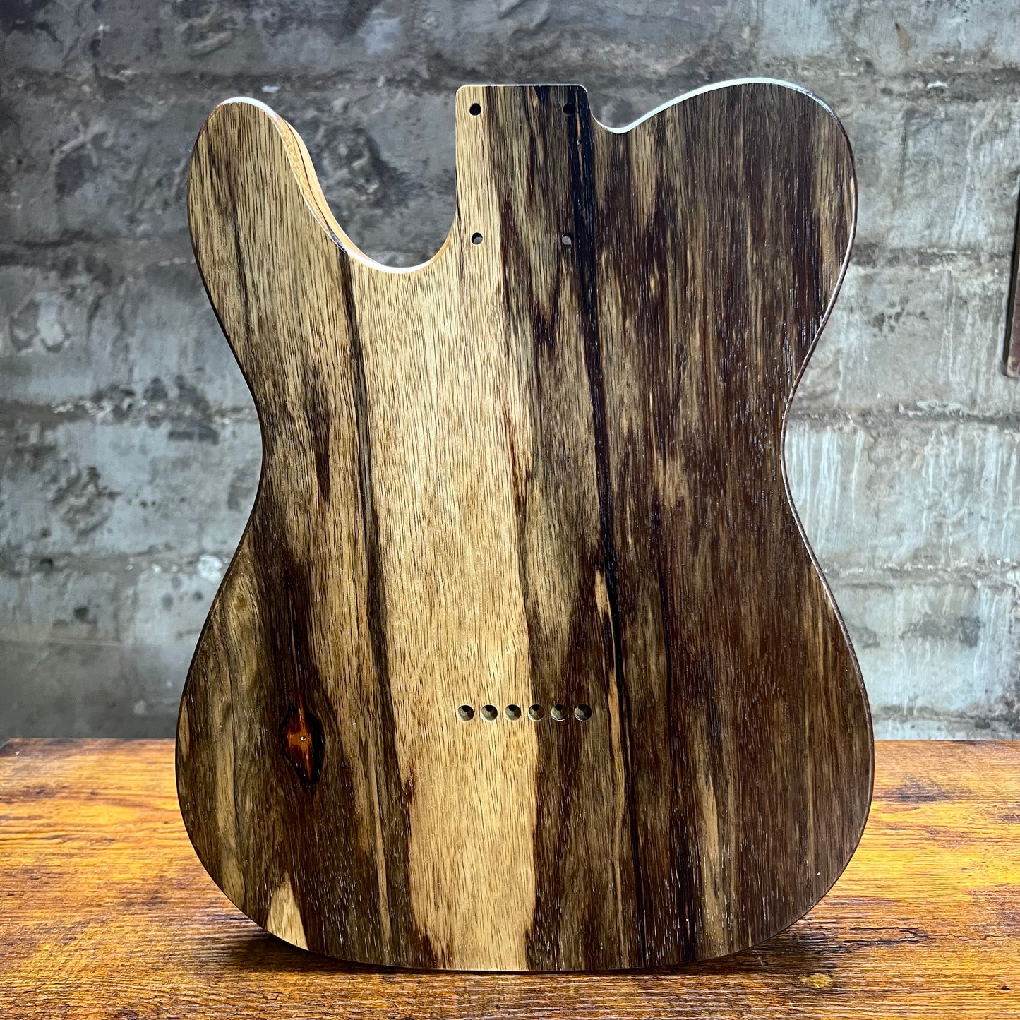 Warmtone CG Tele Guitar Body “Ruby Diamond” Maple Burl/Limba