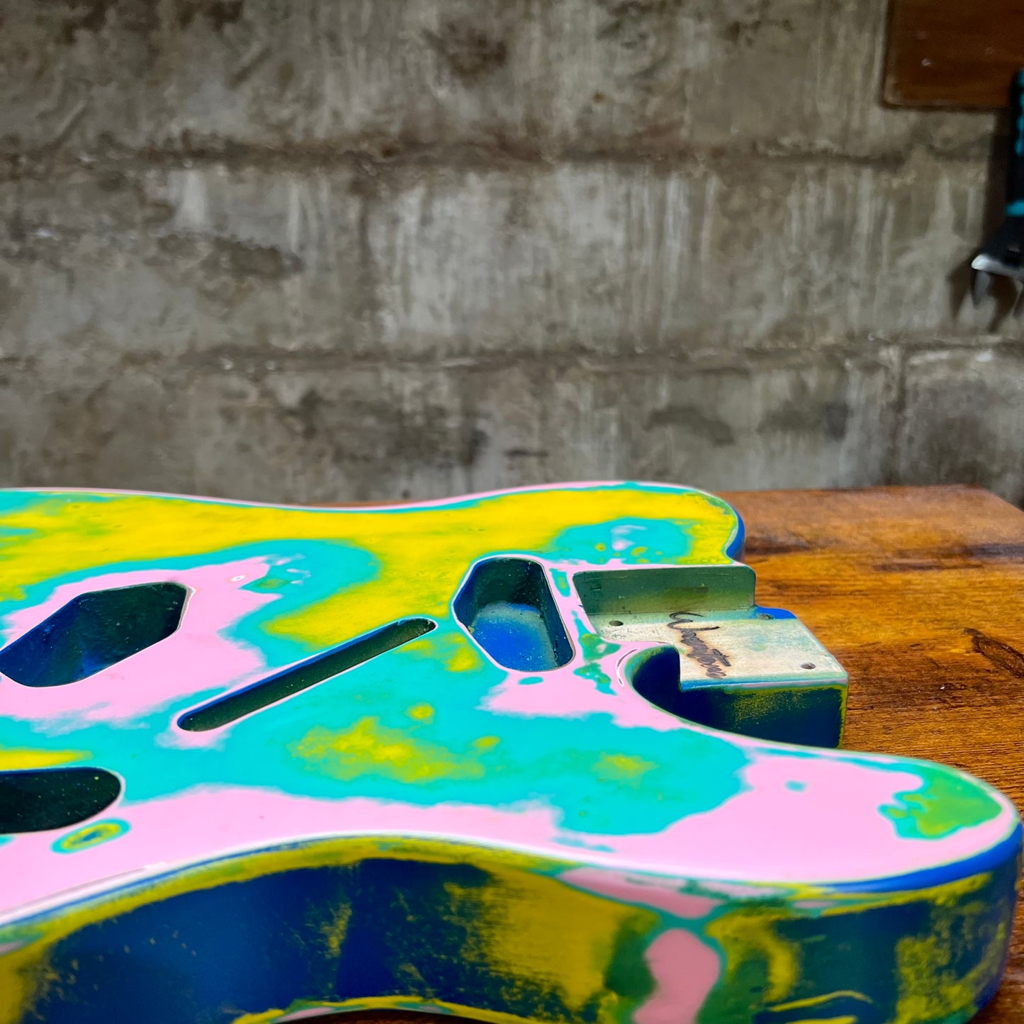 Warmtone Custom Guitars Relic Tele Style Guitar Body “Just Wild”