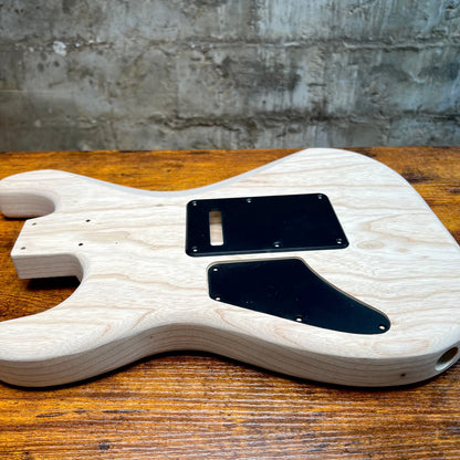 SSS Strat Style Swamp Ash Guitar Body Rear Route SEE DESCRIPTION! Unfinished
