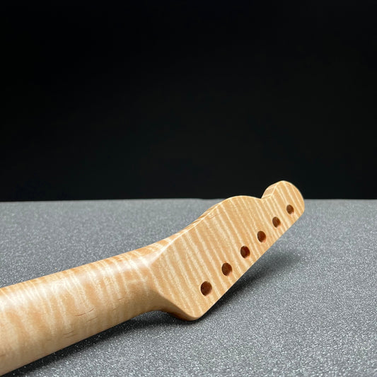 Flamed Maple Tele Style Neck /Ebony Stainless Frets #38