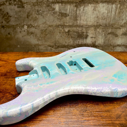 Warmtone Custom Guitars HSS Strat Guitar Body “Swirls”