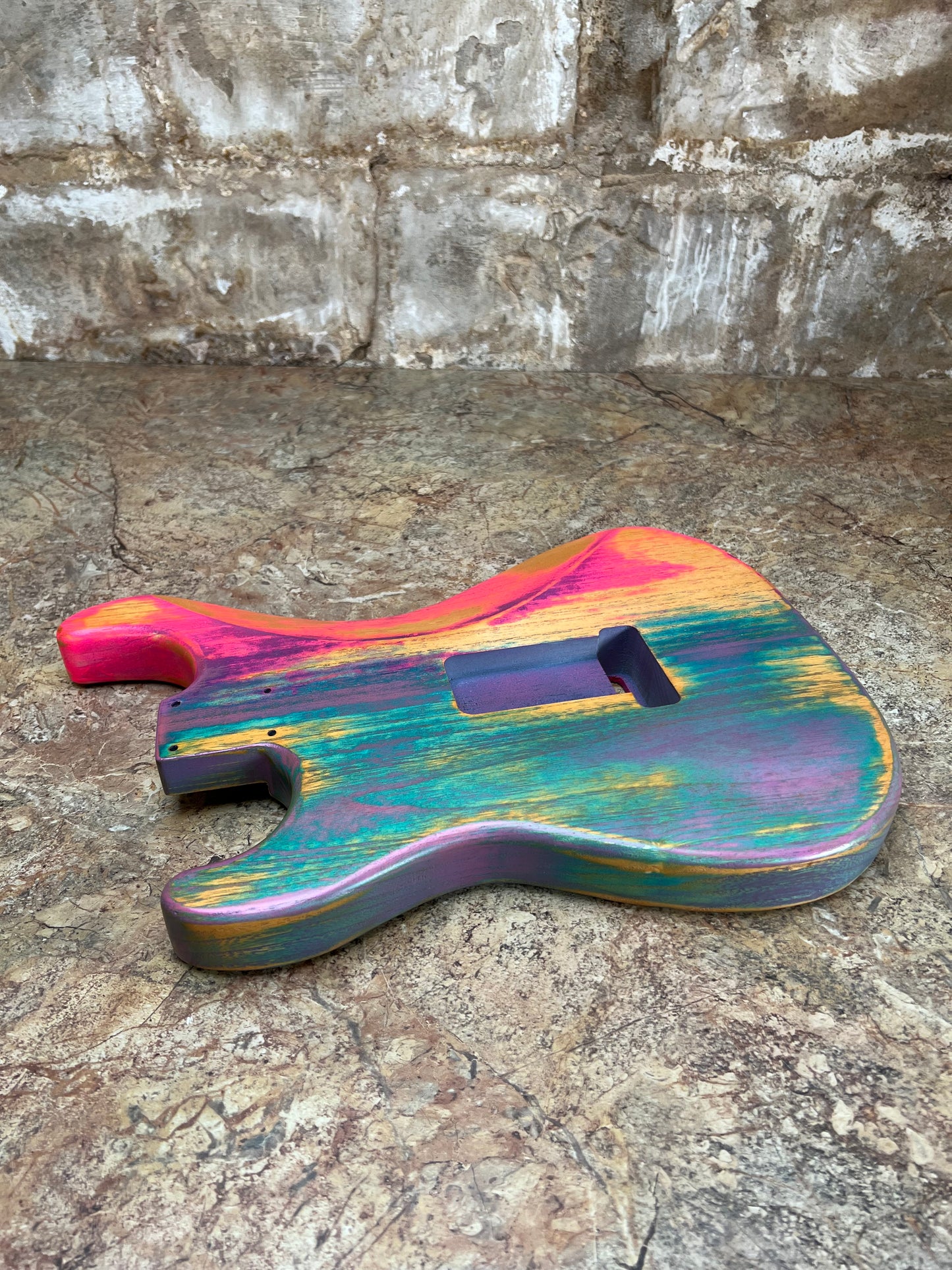 Warmtone Custom Guitars Strat Style Guitar Body Relic “Colors”