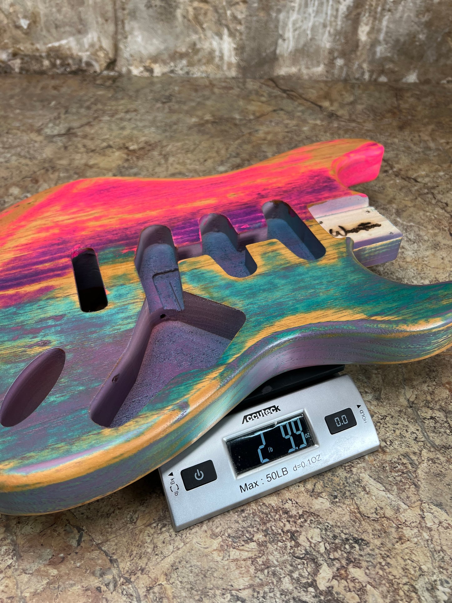 Warmtone Custom Guitars Strat Style Guitar Body Relic “Colors”