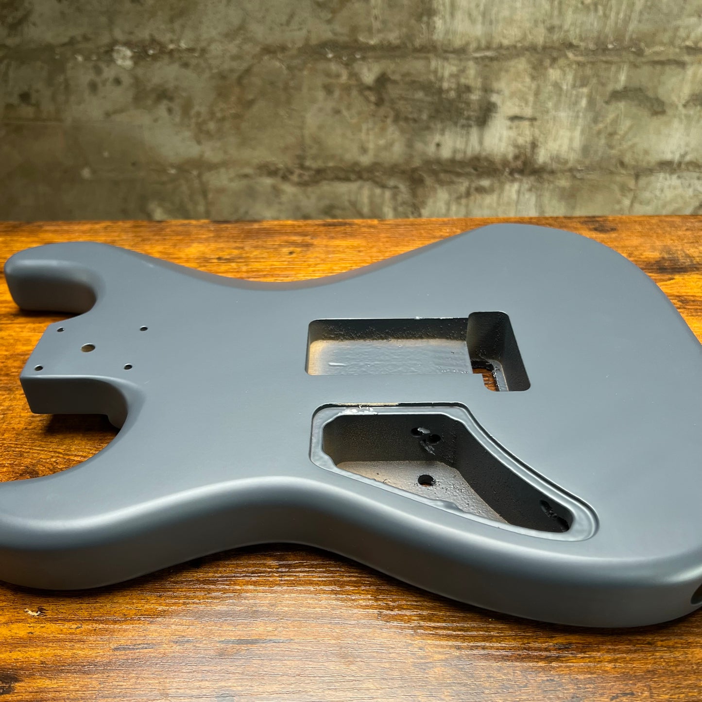 Warmtone Custom Guitars HSS Strat Guitar Body “Slate Grey”
