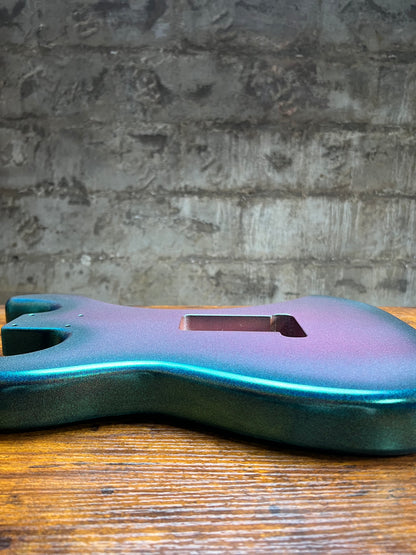 Warmtone Custom Guitars Strat Style Guitar Body “Holo Burst” 5.5 lbs