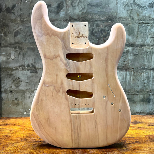 DIY Swamp Ash SSS Strat Body Primed Ready For Solid Color Paint READ DESCRIPTION