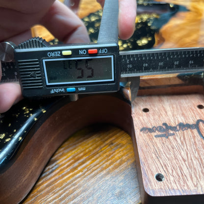 Warmtone CG Burl Epoxy Resin Tele Body “Black Stars”