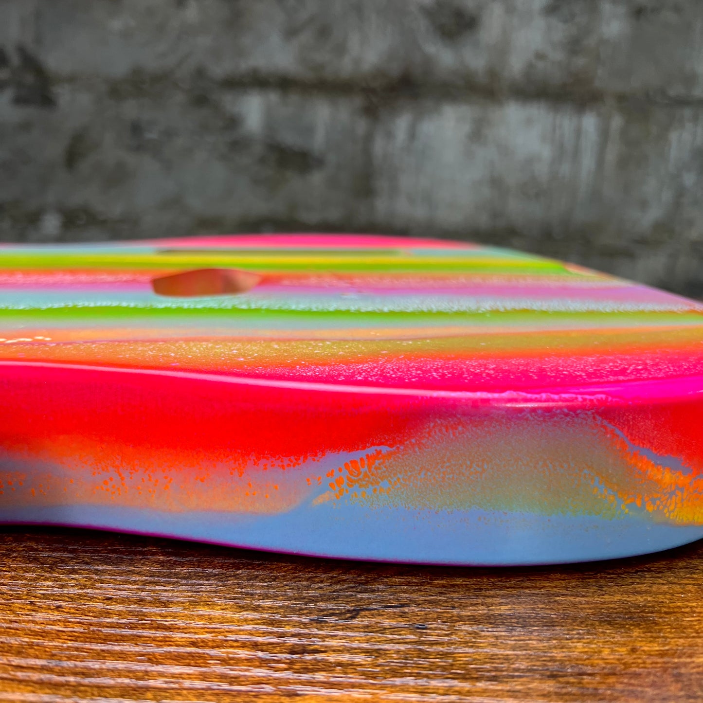 Warmtone Custom Guitars Telecaster Guitar Body "Garden"