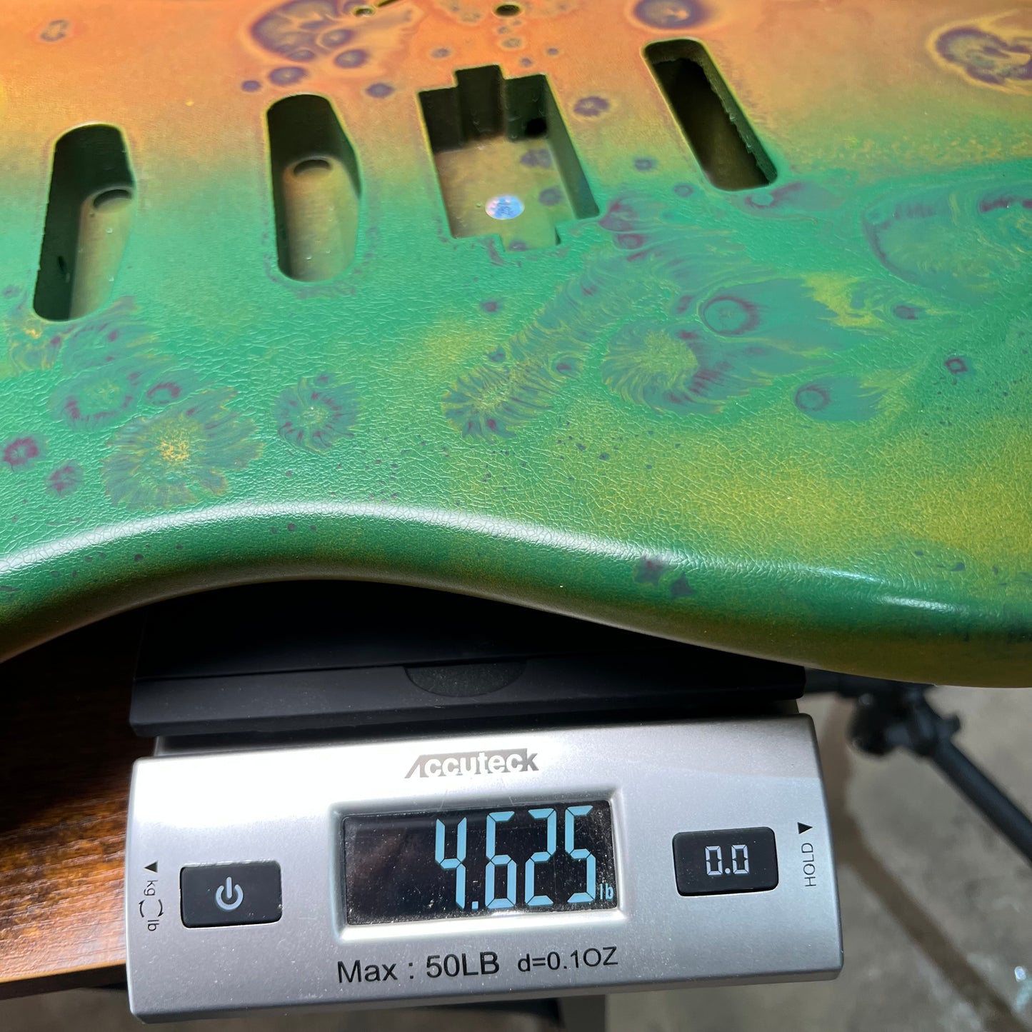 Warmtone Custom Guitars Strat Style Guitar Body “Growths” 4.6 lbs