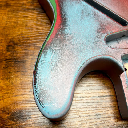 Warmtone Custom Guitars Relic Tele Style Guitar Body “Smokescreen”