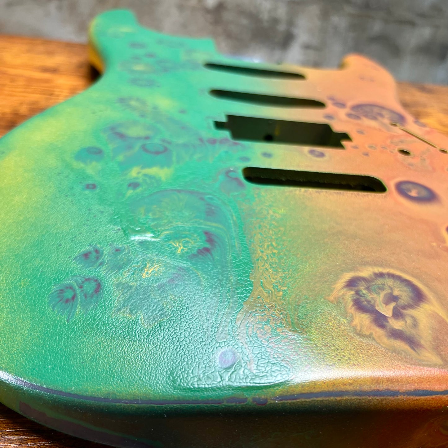 Warmtone Custom Guitars Strat Style Guitar Body “Growths” 4.6 lbs