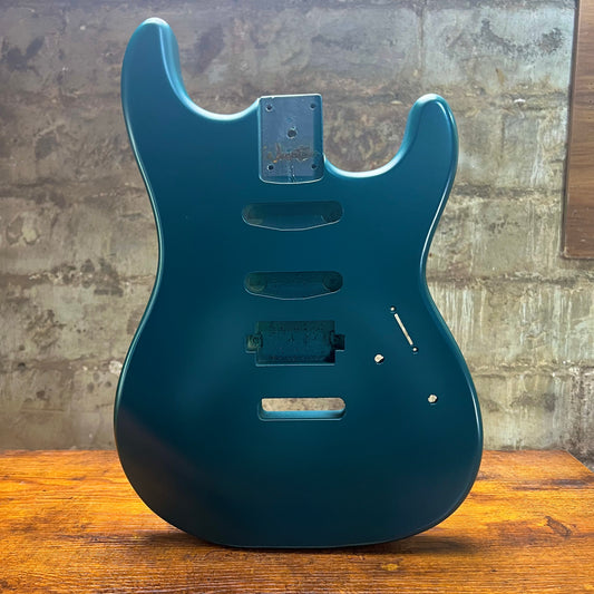 Warmtone CG HSS Strat Guitar Body “Sharp Teal” Colorshift
