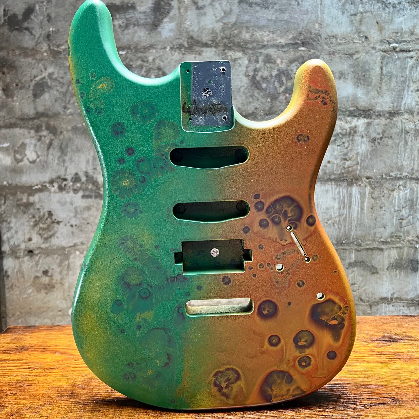 Warmtone Custom Guitars Strat Style Guitar Body “Growths” 4.6 lbs