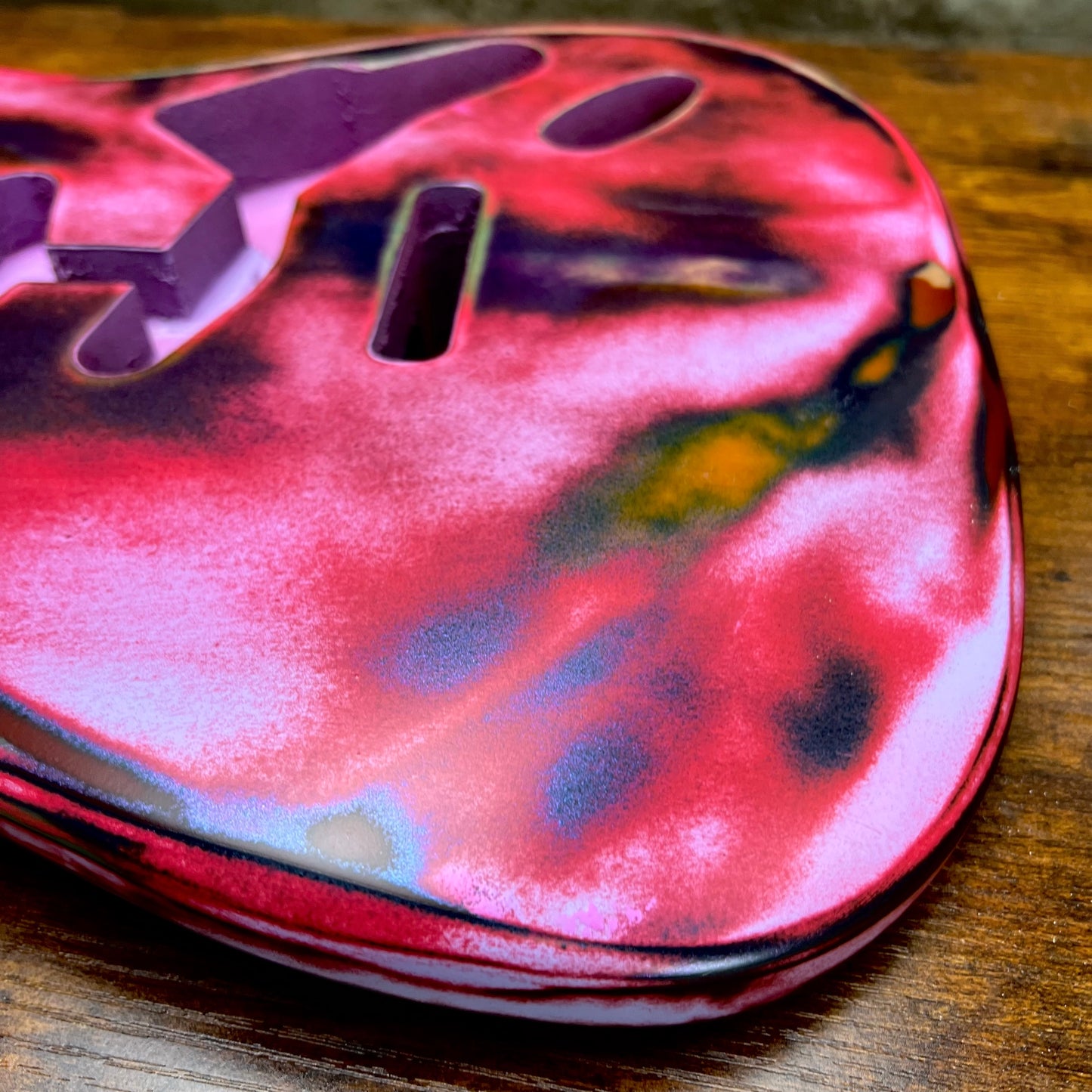 Warmtone Custom Guitars Strat Guitar Body Relic "Purple Madness”