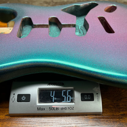 Warmtone Custom Guitars Strat Style Guitar Body “Holo Burst” 5.5 lbs