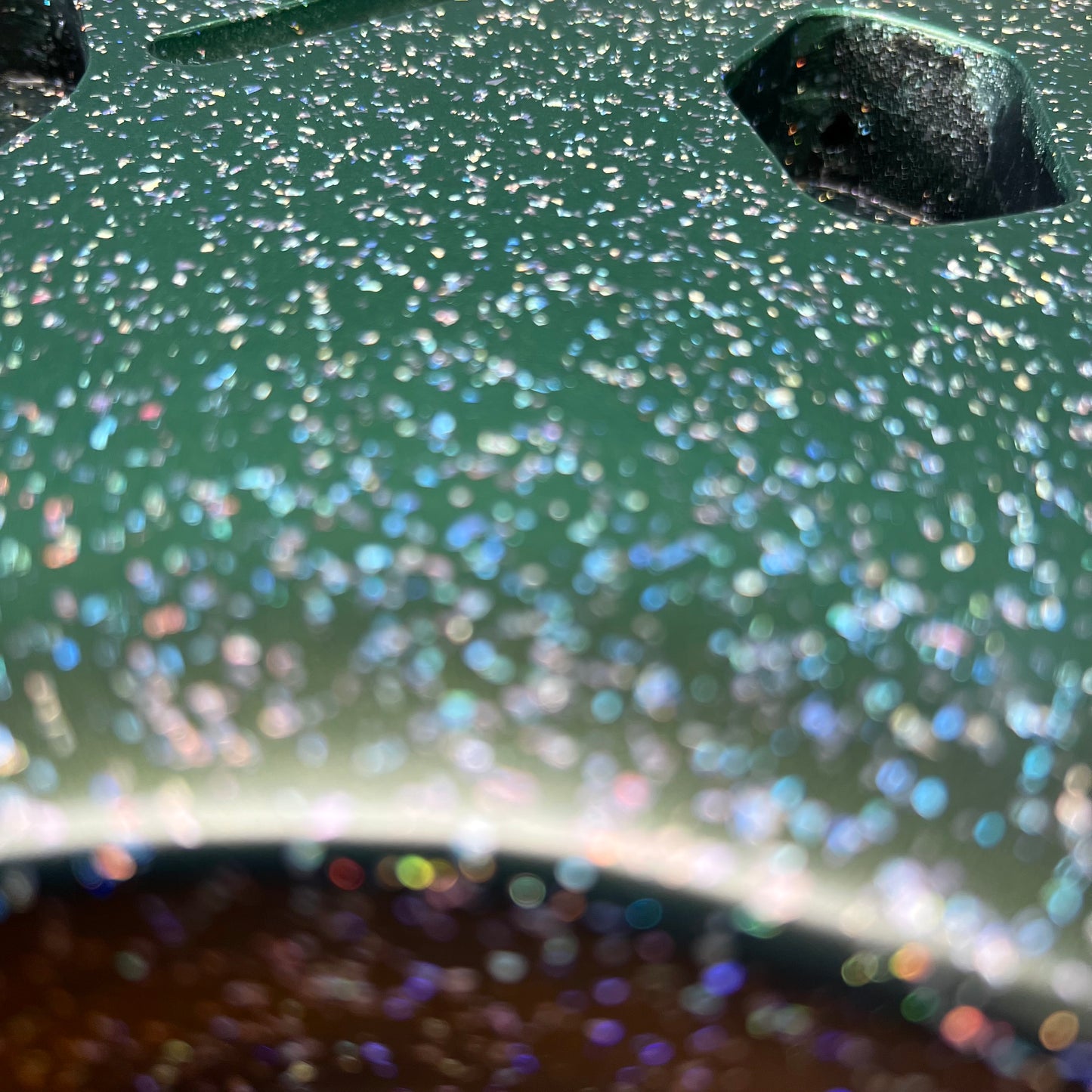 Warmtone Custom Guitars Telecaster Guitar Body "Olive Sparkle"