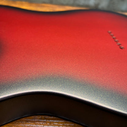 Warmtone Custom Guitars Tele Guitar Body "Royal Red” Burst 4.9lbs