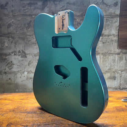 Warmtone Custom Guitars Tele Style Guitar Body “Metallic Color Shift” B-Stock