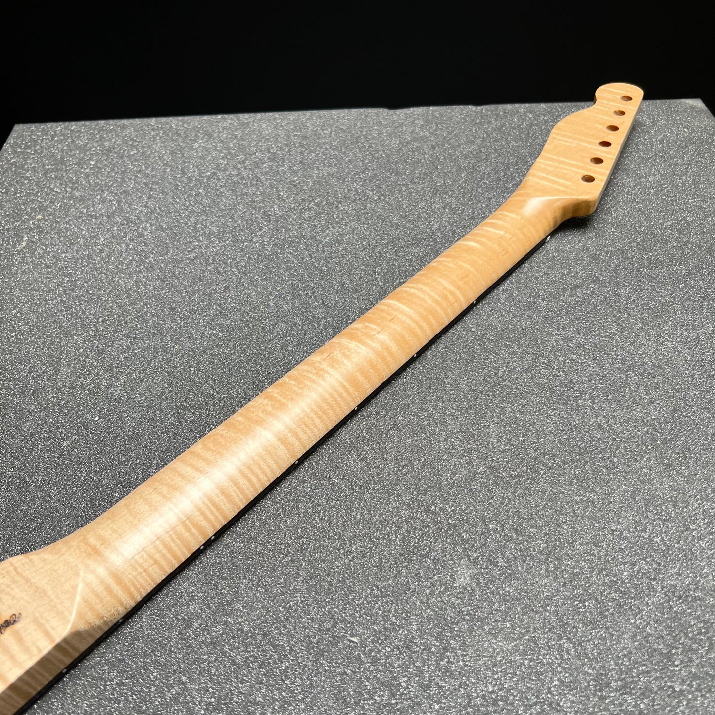 Flamed Maple Tele Style Neck /Ebony Stainless Frets #38