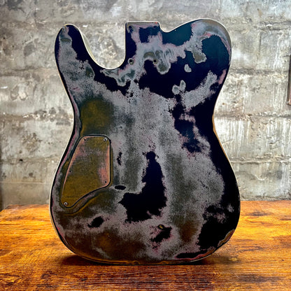 Warmtone CG Relic HH Tele Guitar Body “Spooky House” Nitro/Binding