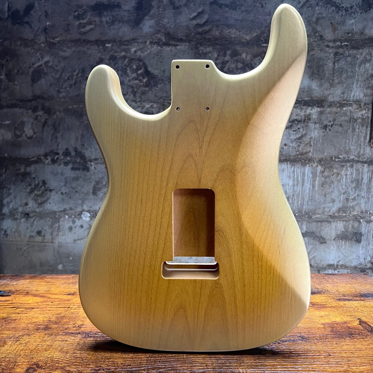Warmtone CG 1 Piece Alder Strat Guitar Body “Desert Sand”