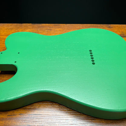 Warmtone Custom Guitars Tele Style Guitar Body “Clover” Swamp Ash
