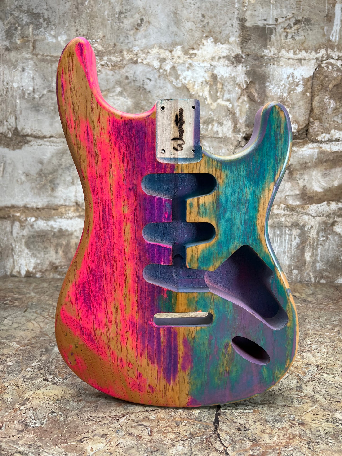 Warmtone Custom Guitars Strat Style Guitar Body Relic “Colors”