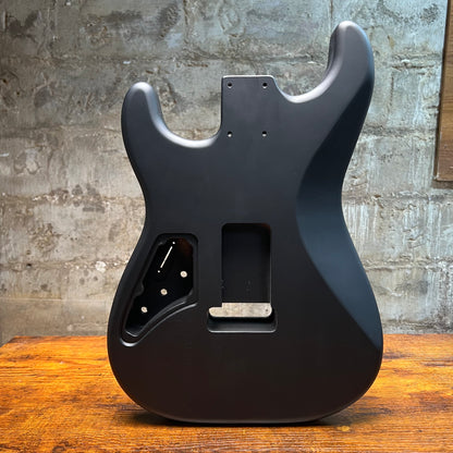 Warmtone Custom Guitars HSH Alder Strat Guitar Body “Matte Black”