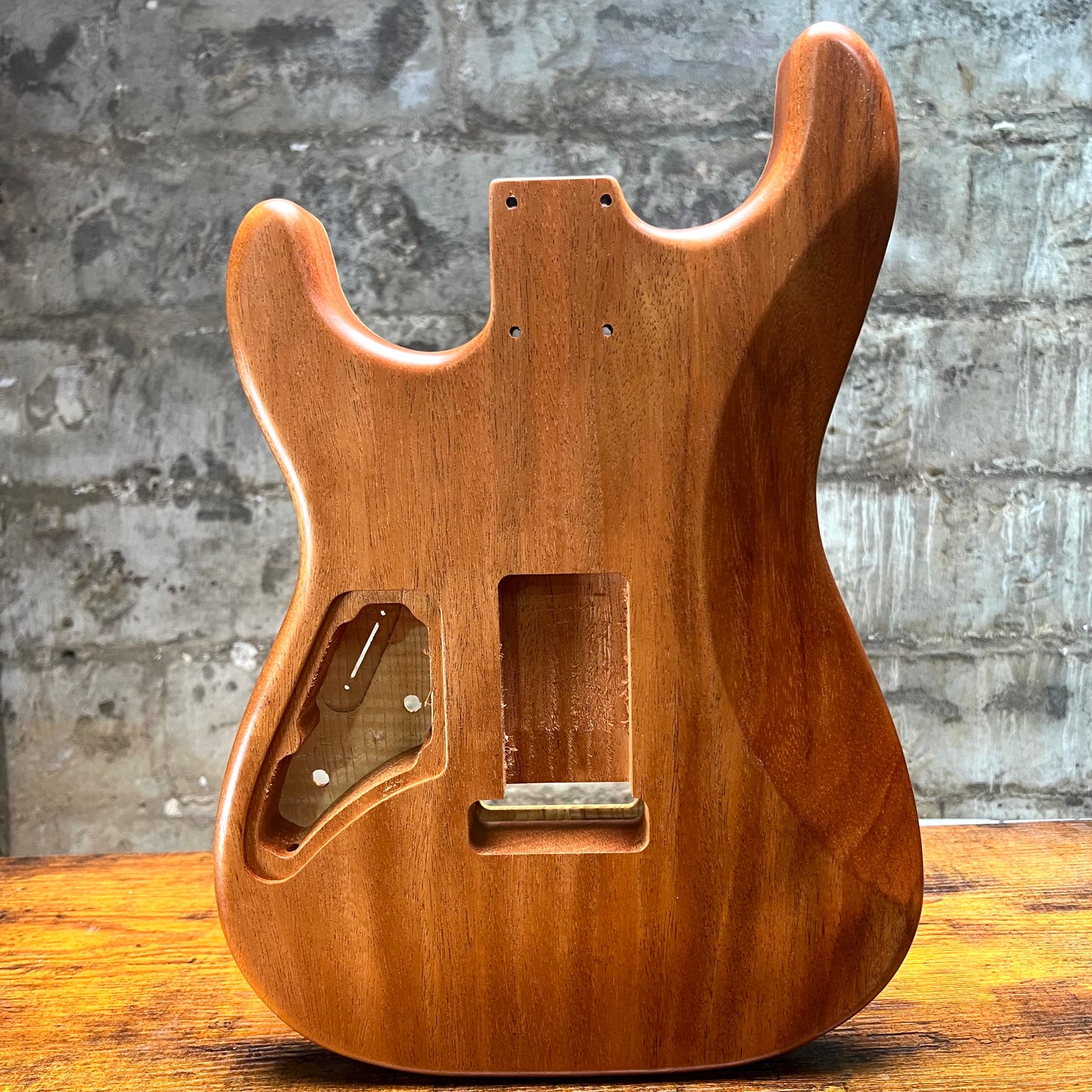 Warmtone CG Hss Strat Style Guitar Body Flamed Maple “Sunrise” 4.5lbs