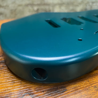 Warmtone CG HSS Strat Guitar Body “Sharp Teal” Colorshift