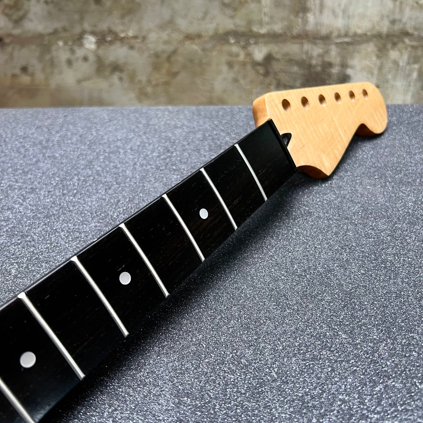 Flamed Maple St Style Neck  Ebony 9.5 Radius #40