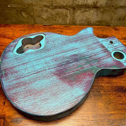 Warmtone CG  LP Style Guitar Body Relic "Old House” 2.4lbs