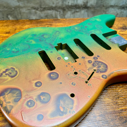 Warmtone Custom Guitars Strat Style Guitar Body “Growths” 4.6 lbs