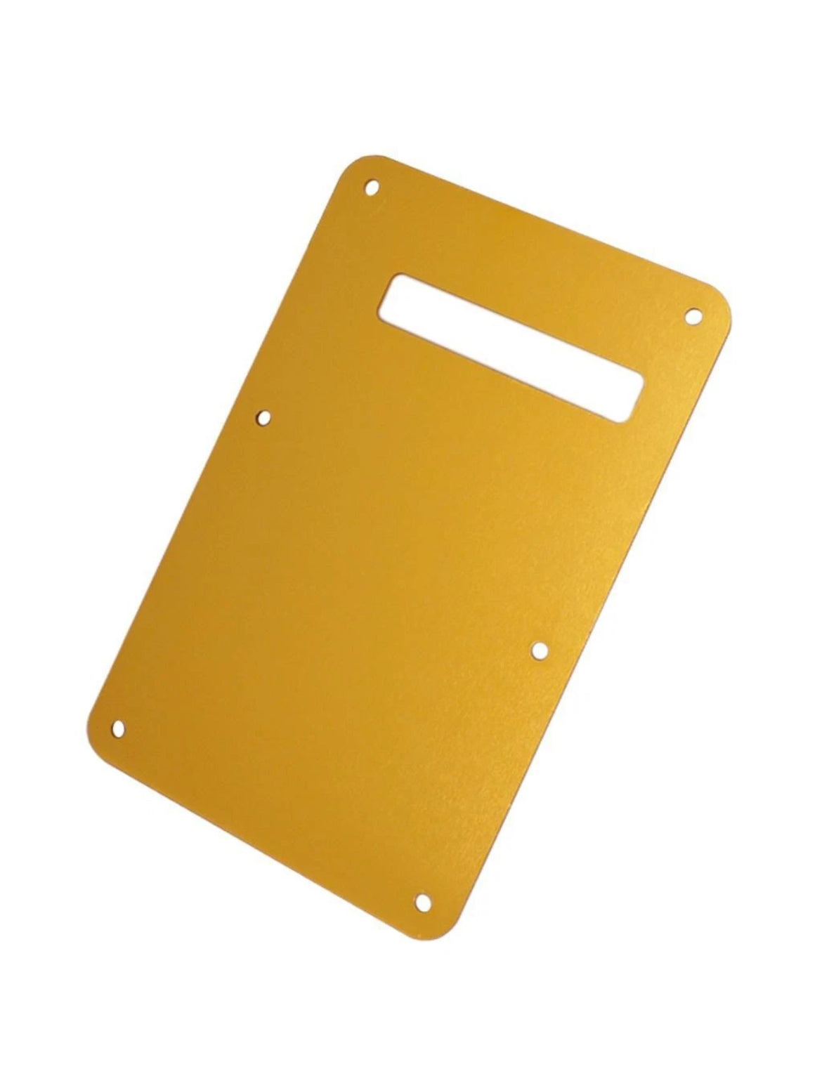 ORANGE GOLD ANODIZED ALUMINUM BACK PLATE- Strat
