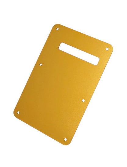 ORANGE GOLD ANODIZED ALUMINUM BACK PLATE- Strat