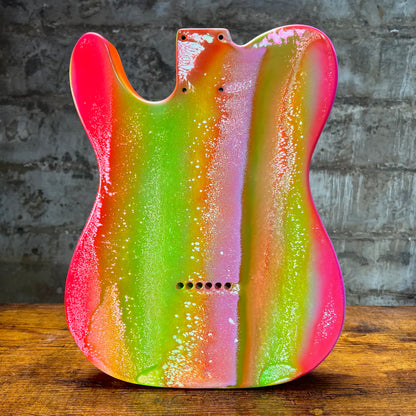 Warmtone Custom Guitars Telecaster Guitar Body "Garden"