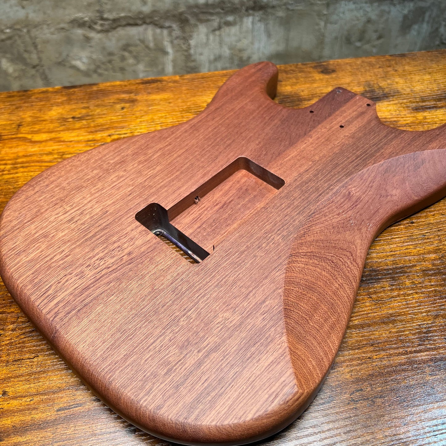 Warmtone Custom Guitars Strat Guitar Body “Purple Swirl” Resin Pour