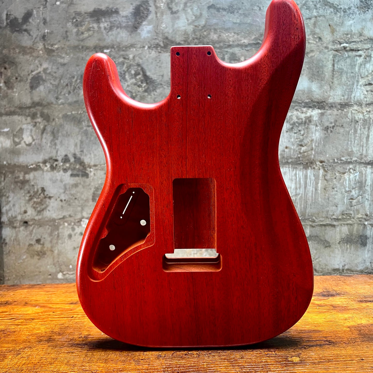 Warmtone CG Hss Strat Style Guitar Body Flamed Maple “Eclipse” 4.1lbs