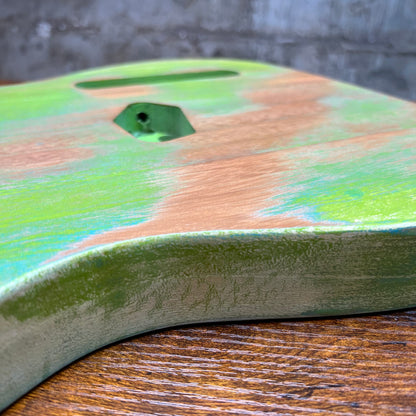 Warmtone CG Relic Tele Guitar “Satin Apple” Nitro 2.3lbs