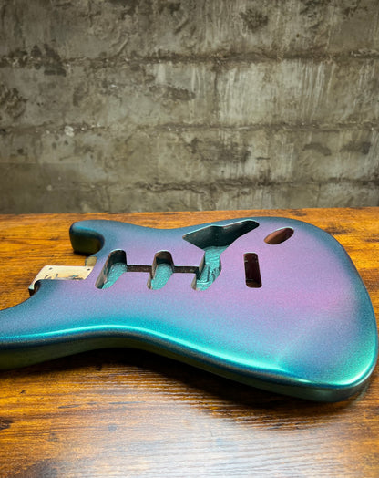 Warmtone Custom Guitars Strat Style Guitar Body “Holo Burst” 5.5 lbs