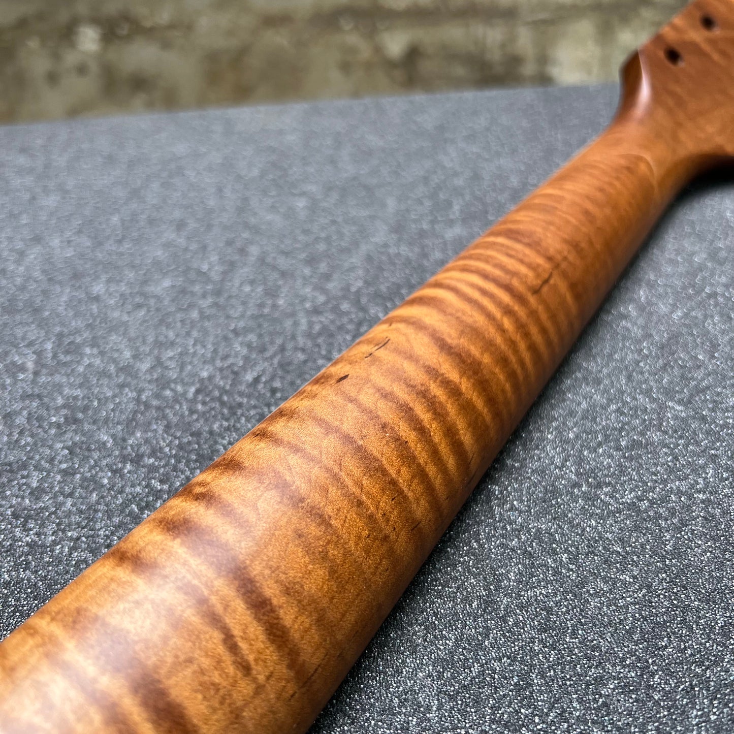 Roasted Flamed Maple 24.75 Scale length Conversion Neck #36