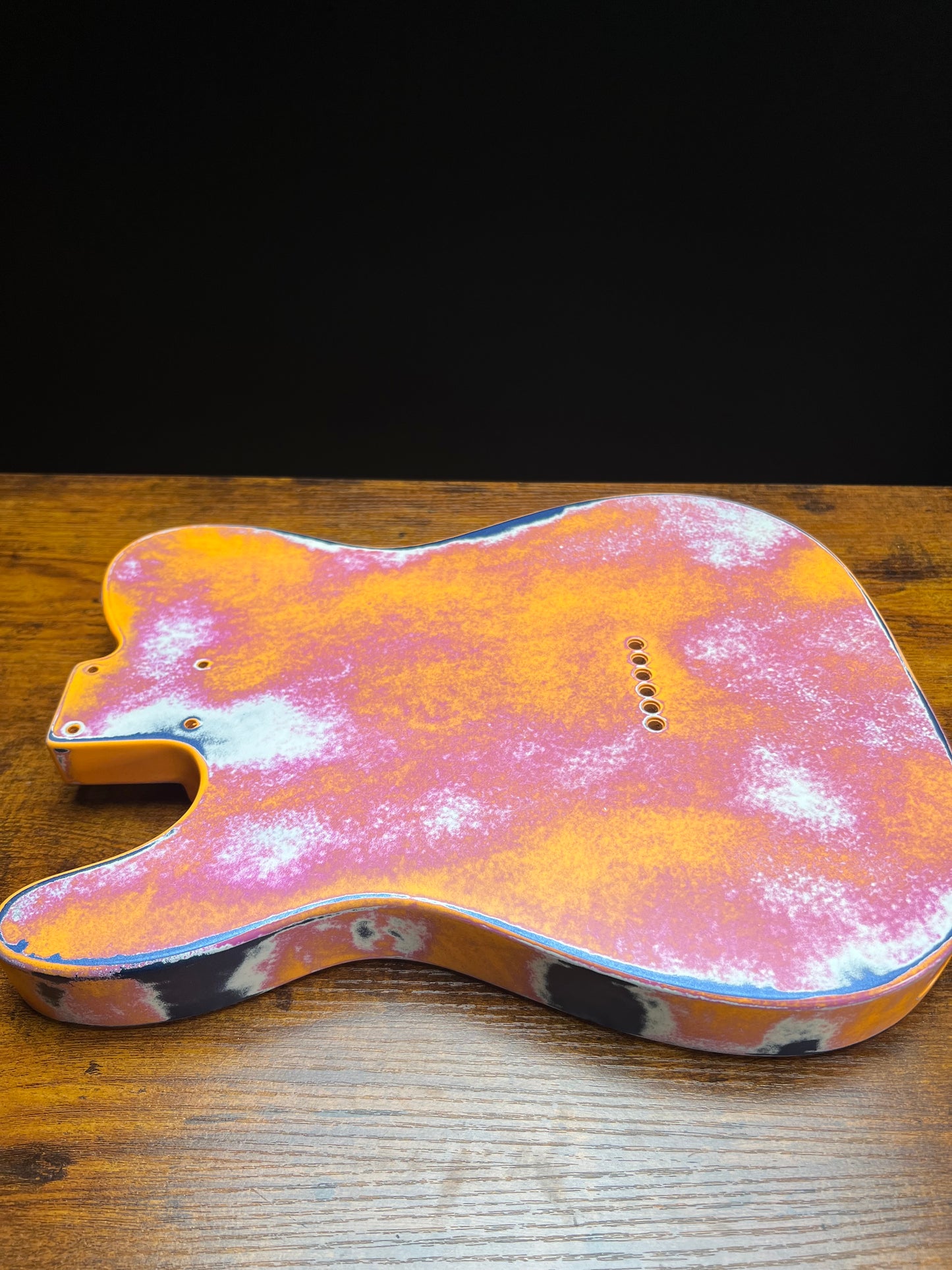 Warmtone Custom Guitars Relic Tele Style Guitar Body “Patterns” Nitro