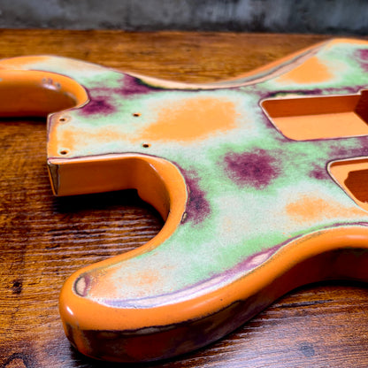 Warmtone CG Hss Strat Style Guitar Body Relic "Anger” Nitro #263