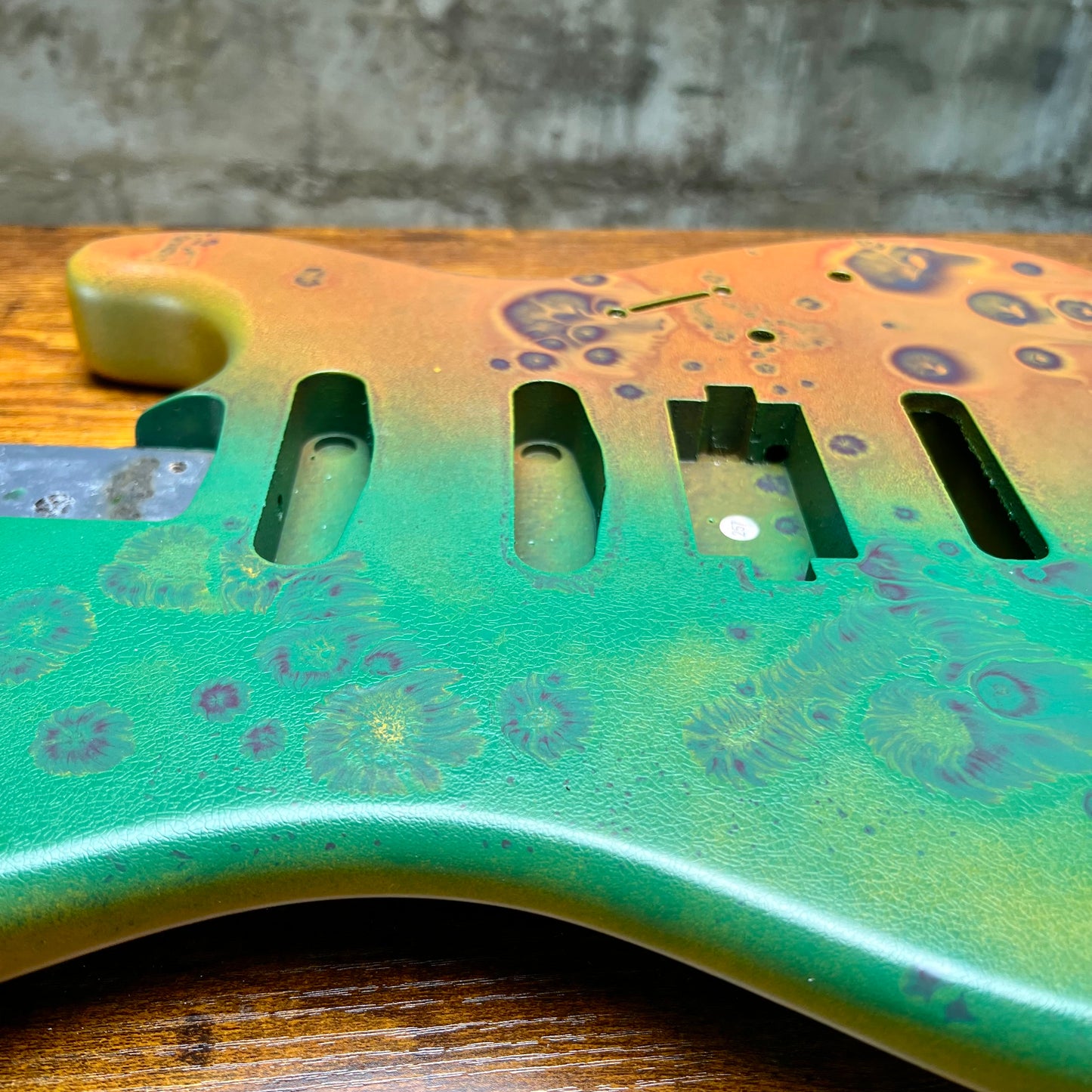 Warmtone Custom Guitars Strat Style Guitar Body “Growths” 4.6 lbs