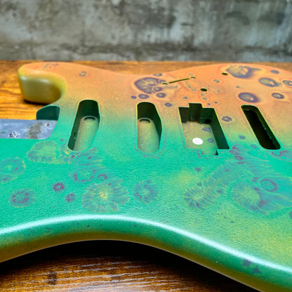 Warmtone Custom Guitars Strat Style Guitar Body “Growths” 4.6 lbs