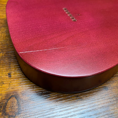 Warmtone CG Tele “Flamed Redwood” Guitar Body B Stock 3.3lbs