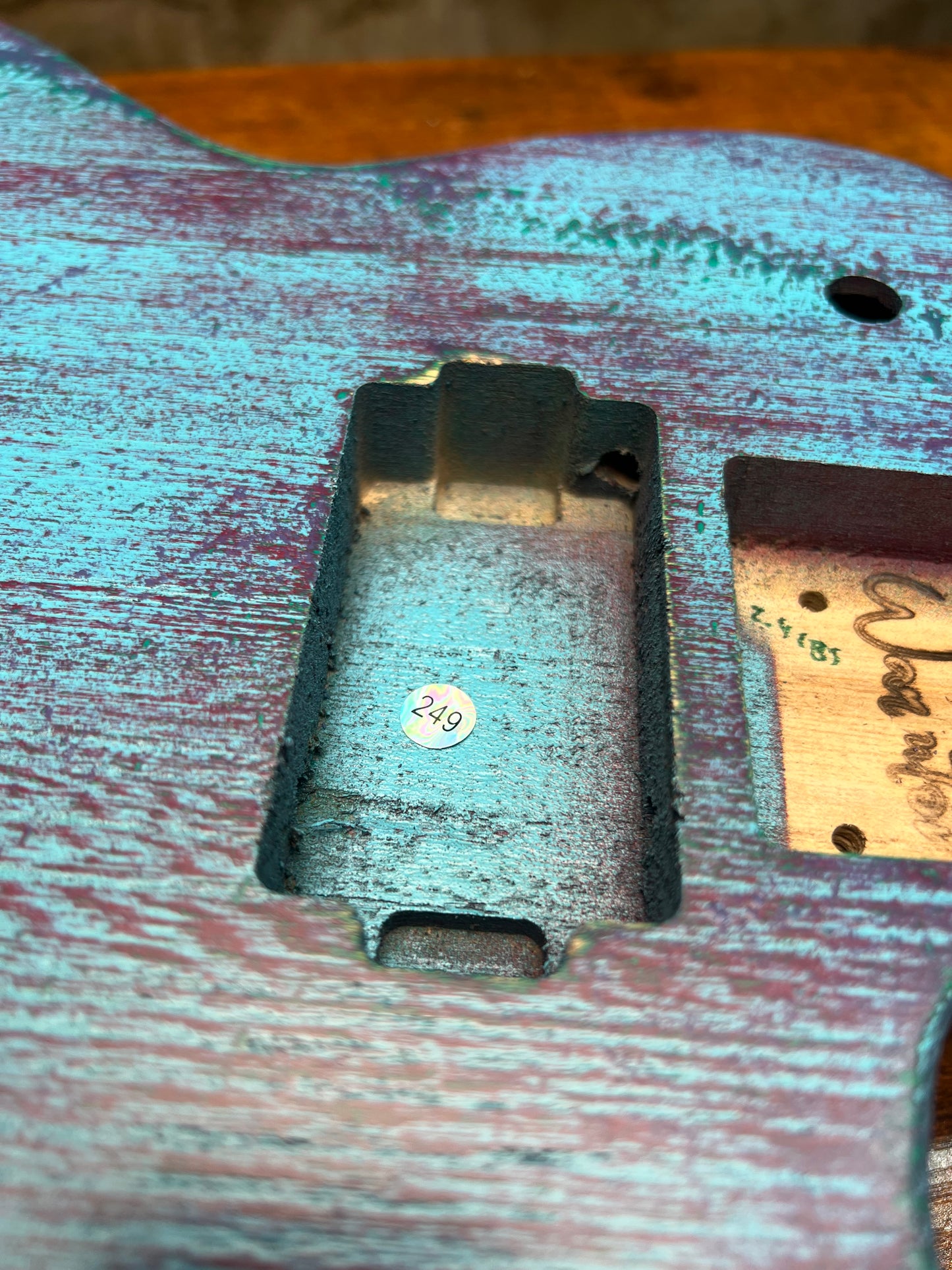 Warmtone CG  LP Style Guitar Body Relic "Old House” 2.4lbs