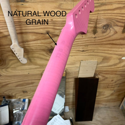 Warmoth Jazzmaster/ Flamed Maple Body & Neck “Pink Set”
