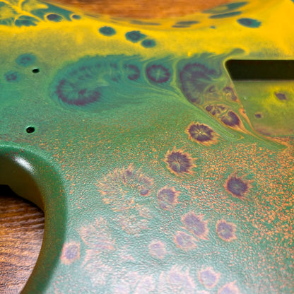 Warmtone Custom Guitars Strat Style Guitar Body “Growths” 4.6 lbs